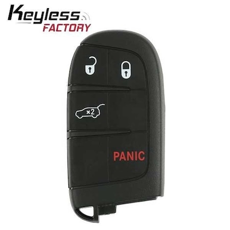 Keyless Factory 2017-2021 Jeep Compass / 4-Button Smart Key / PN68250341AB / M3N-40821302 RSK-JP-CP2104H